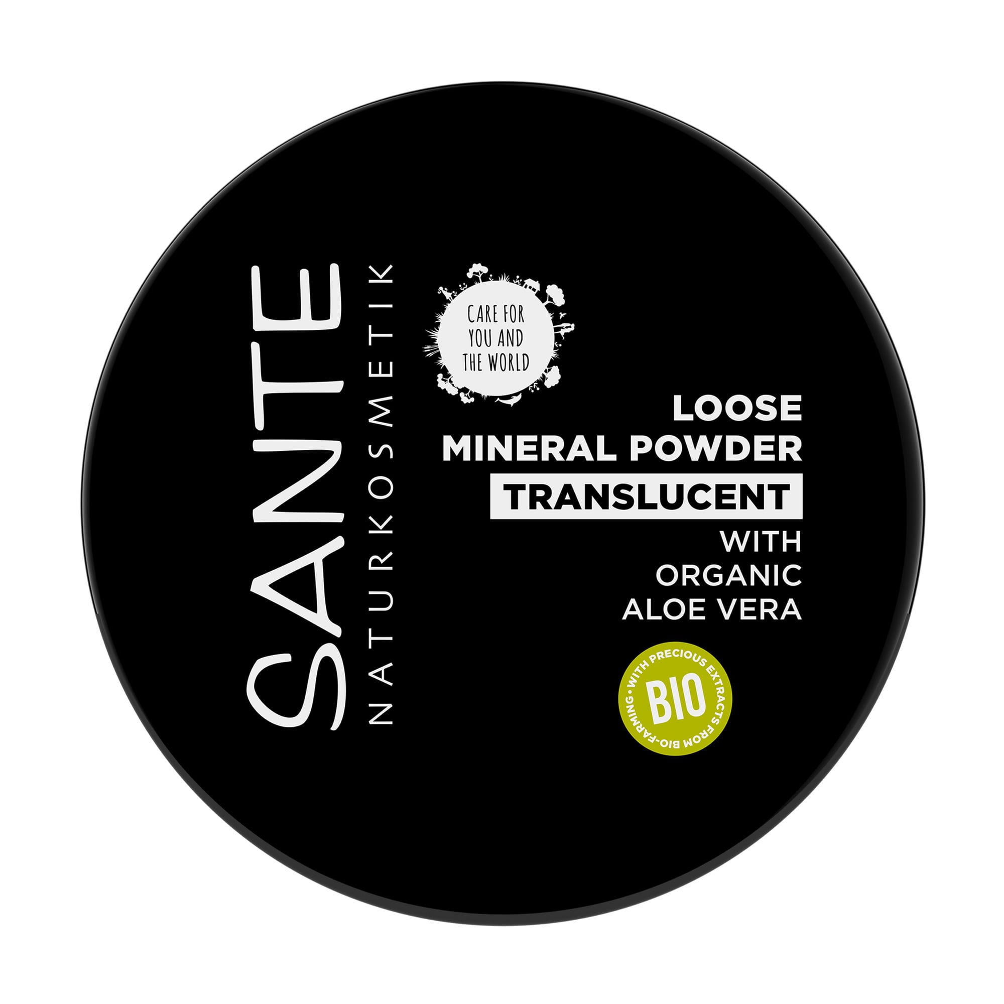 Уцінка! Мінеральна розсипчаста біопудра для обличчя Sante Loose Mineral Powder Translucent, 12 г